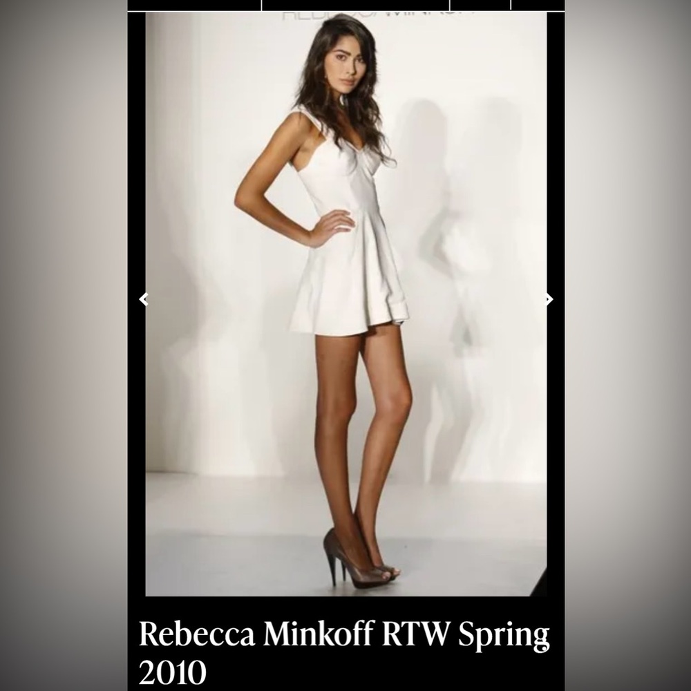 Rebecca Minkoff White Sleeveless Dress